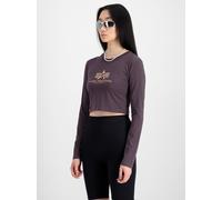 Alpha Industries Basic Crop Langarm-t-shirt (Herstellerartikelnummer: 116076-719-M)