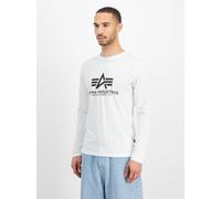Alpha Industries Basic Longsleeve Männer in Gr. S in Weiß