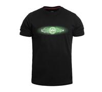 Alpha Industries Lightning T-Shirt Größe L Schwarz/Grün