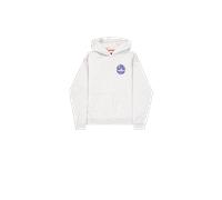 Alpha Industries Logo Back Print Hoodie Größe M Grau