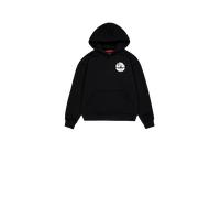 Alpha Industries Logo Backprint Hoodie Größe XS Schwarz
