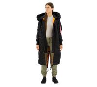 Alpha Industries Damen Jacke Long Fishtail Women Black-M