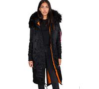 Alpha Industries Damen Jacke Long Fishtail Women Black-S