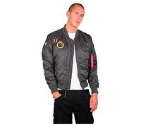 Alpha Industries MA-1 Air Force Bomberjacke für Herren Greyblack
