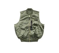 Alpha Industries MA-1 Base Vest Bomberjacke Größe L Olivgrün