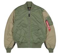 Alpha Industries - MA-1 Camo Back Embroidery Bomber Jacke - Sage Green L