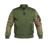 Bomberjacke ALPHA INDUSTRIES "MA-1 Camo BE", Herren, Gr. XL, grün (sage, grün), Web, Obermaterial: 100% Nylon, modisch, slim fit, Langarm, Jacken (92251417-XL) sage, grün