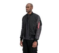 Alpha Industries Bomberjacke MA-1 Camo mit Rückenstickerei Schwarz M