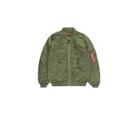 Bomberjacke ALPHA INDUSTRIES "Alpha Industries Women - Bomber Jackets MA-1 Core Wmn" Gr. M/L, grün (sage, green) Damen Jacken Übergangsjacken (52316548-M) sage, green