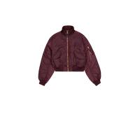 Alpha Industries MA-1 Cropped Bomberjacke Größe L Rot
