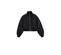 Alpha Industries MA-1 Cropped Bomberjacke Größe L Schwarz