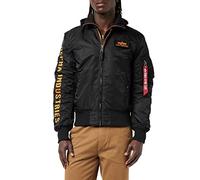 Alpha Industries Bomber Jacke MA-1 D-Tec SE schwarz / orange L