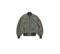 Alpha Industries MA-1 Distressed Bomberjacke Größe S Grün