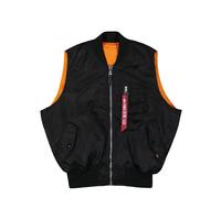 Herren Weste - MA 1 Heritage - Black,2XL,Schwarz