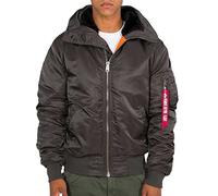 ALPHA INDUSTRIES MA-1 Hooded Bomberjacke für Herren Black Olive