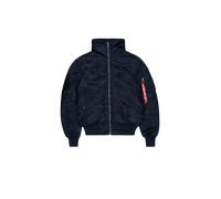 Alpha Industries Herren MA-1 Hooded Bomberjacke, Rep.Blue, S