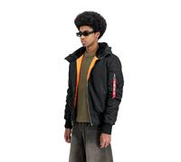 Alpha Industries Herren MA-1 Hooded Bomberjacke, Schwarz (Black 3), XXL
