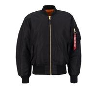 Alpha Industries - MA 1 Black - Jacke - Schwarz - XL - 100% Polyester,100% Nylon,Synthetik Schwarz XL