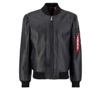 Alpha Industries MA-1 Leather LF Lederjacke für Herren Black