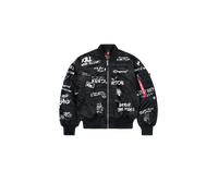 Alpha Industries MA-1 Peace Bomberjacke Größe M Schwarz