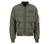 Alpha Industries MA-1 Puffer Bomber Bomberjacke für Herren Dark Olive