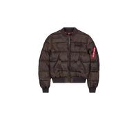 Alpha Industries MA-1 Puffer Bomber Camo Bomberjacke Größe M Oliv Camouflage