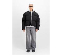 Alpha Industries MA-1 Puffer UV Bomberjacke Größe L Schwarz