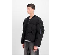 Alpha Industries MA-1 Puffer UV Bomberjacke Größe XS Schwarz