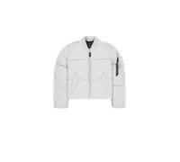 Alpha Industries MA-1 Puffer UV Bomberjacke Größe 3XL Grau
