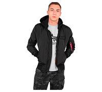 Alpha Industries - MA-1 TT Hood - Pilotenjacke mit Kapuze - Black/Black XL