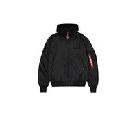 Alpha Industries MA-1 TT Hood Bomberjacke für Herren Black/Black