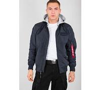 Alpha Industries MA-1 TT Hood Bomberjacke für Herren Rep.Blue