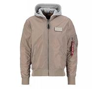 Bomberjacke ALPHA INDUSTRIES "ALPHA Men - Bomber & Flight Jackets MA-1 TT Hood" Gr. 3 XL, beige (vintage sand) Herren Jacken Übergangsjacken (30547069-XXXL)