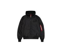 Alpha Industries MA-1 TT Hood Light Bomberjacke Größe 2XL Schwarz