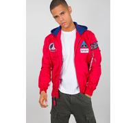 Alpha Industries MA-1 TT Hood NASA Jacke Speed Red-L