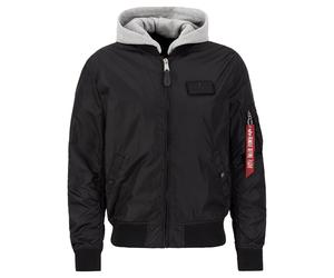 Alpha Industries - MA-1 TT Hood - Pilotenjacke mit Kapuze - Black S