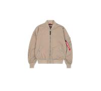 Alpha Industries Regular Fit Jacke mit Stehkragen in Sand, Größe S