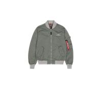 Alpha Industries MA-1 TTC Light Bomberjacke Größe S Grün/Silber