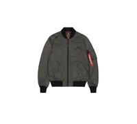 Alpha Industries MA-1 TTC Two Tone Contrast Bomber Jacket Bomberjacke grau in XL
