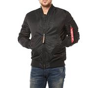 Alpha Industries Bomberjacke MA-1 gefüttert M schwarz Herren Winterjacken Jacken Mäntel M schwarz