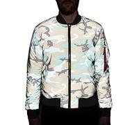 Alpha Industries MA-1 VF 59 Reflective Camo Jacke, grün, Größe M für Männer