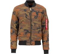 Alpha Industries MA-1 VF 59 Reflective Camo Jacke, orange, Größe XL