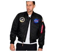 Alpha Industries MA-1 VF NASA Bomberjacke für Herren Black