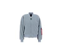 Alpha Industries - MA-1 VF Teddy Bomberjacke für Frauen - Größe M - Graublau
