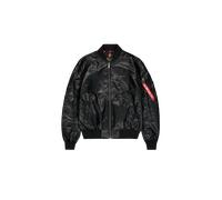 Alpha Industries MA-1 VF Vegan Leather Light Bomberjacke Größe S Schwarz