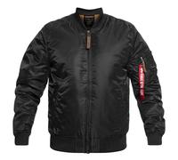 Alpha Industries - MA 1 VF 59 Black - Jacke - Schwarz - L - Außenmaterial: 100% Nylon; Innenfutter: 100% Polyester Schwarz L