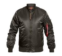 Alpha Industries Herren MA-1 VF 59 Bomberjacke, Black Olive, M