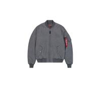 Alpha Industries Herren Men - Bomber Jackets MA-1 Wool, silber, Gr. L