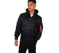 ALPHA INDUSTRIES MA-1 ZH Back Print Bomberjacke für Herren Black/White