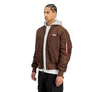 Alpha Industries MA-1 Zip Hood Backprint Slim Bomberjacke Größe XL